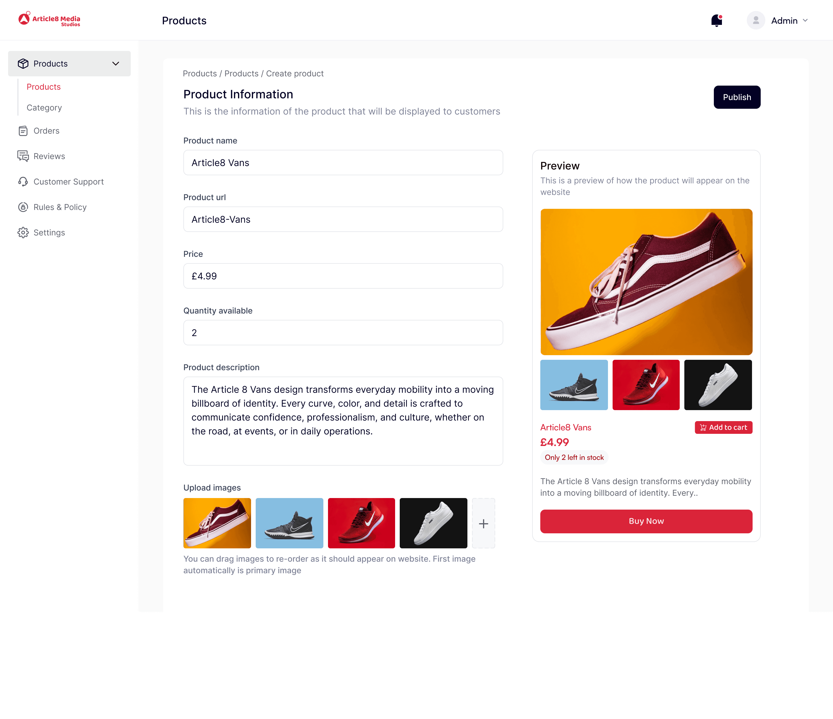 Article8 Media Website Gallery Image 3