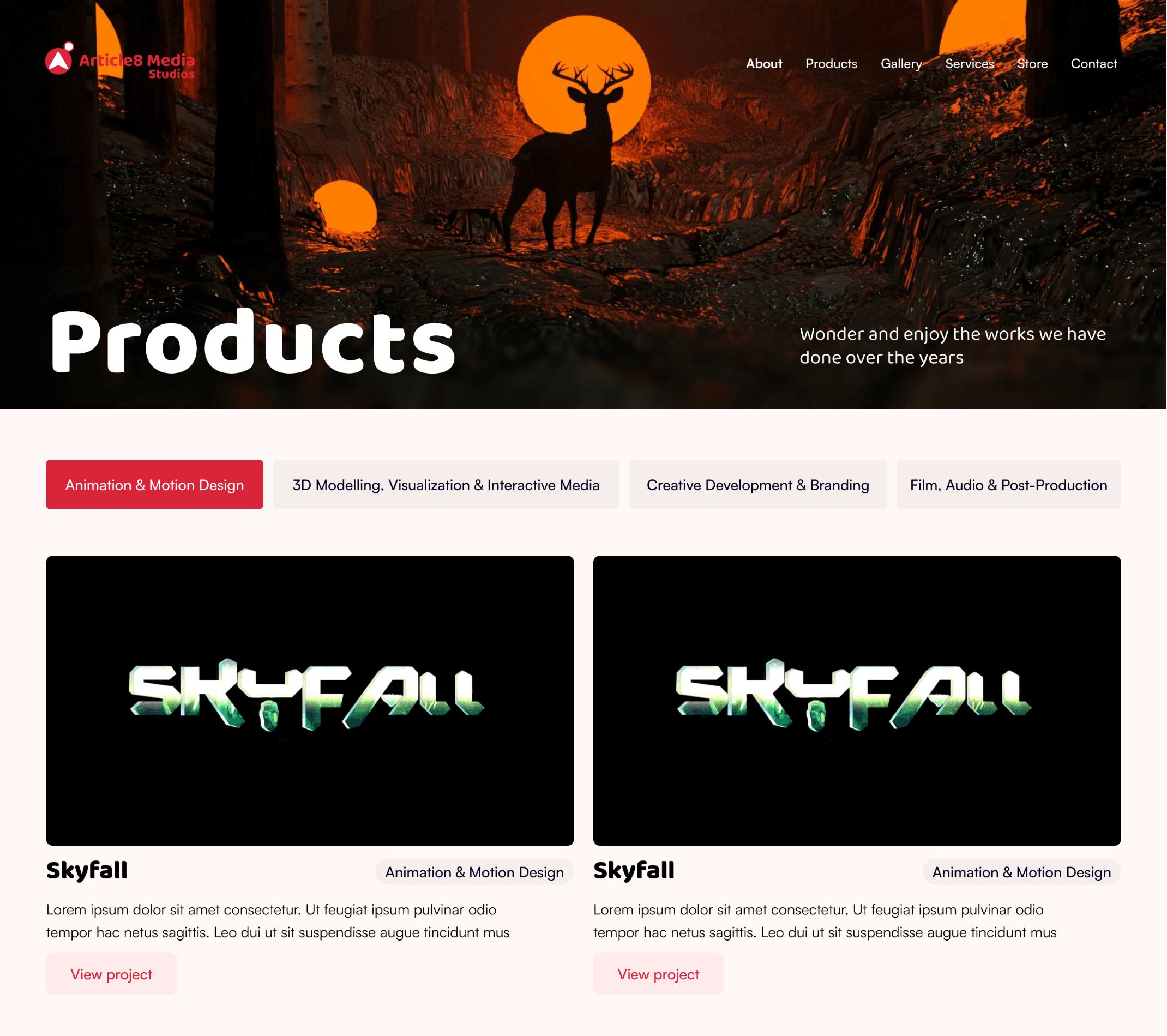 Article8 Media Website