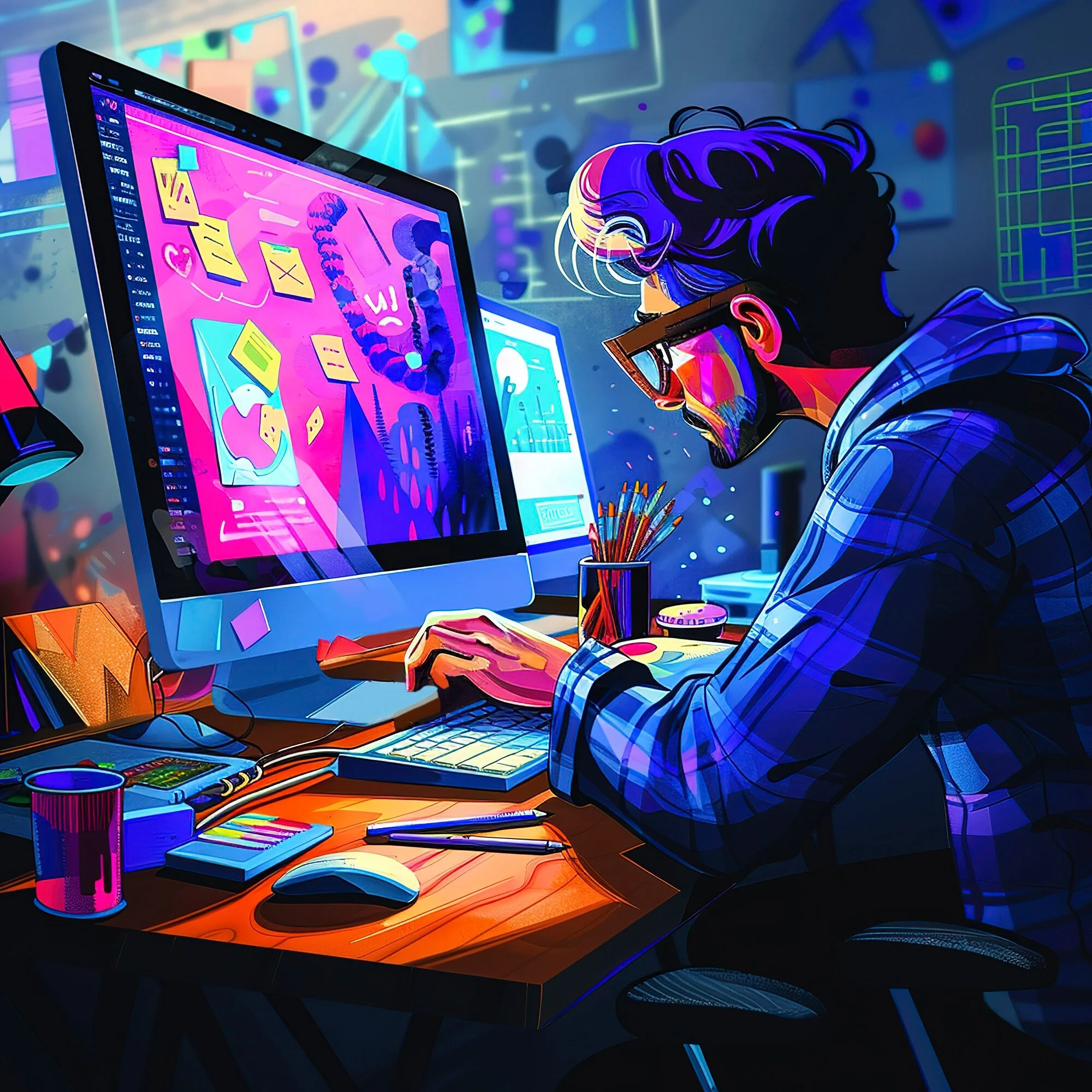 Animation and visualization workspace